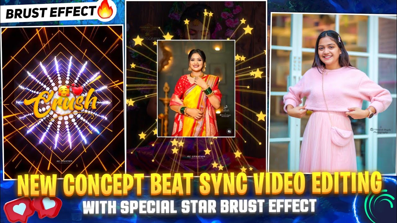 New Concept Beat Sync Photo Shake Effect Status Video Editing In Alight Motion