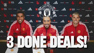 🚨 OFFICIAL! Manchester United Complete THREE Signings in 48 Hours! 🔥 #transfernews 