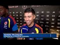 Samuel Velásquez emocionado, tras marcar golazo con la Selección Colombia