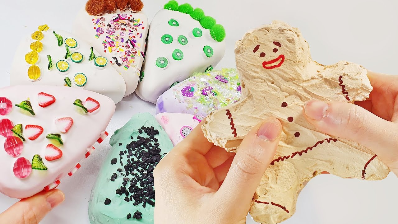 💥석고부수기모음💥Plaster cracking clay compilation