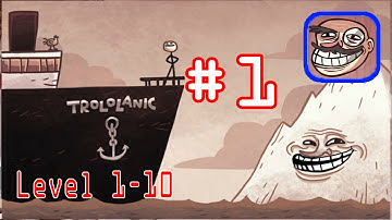 Troll Face Quest Classic: Gameplay/Walkthough Level Part-1 1-10 (iOS & Android)