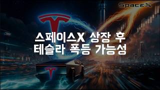 태슬라, 스페이스X 상장 후 폭등 가능성?