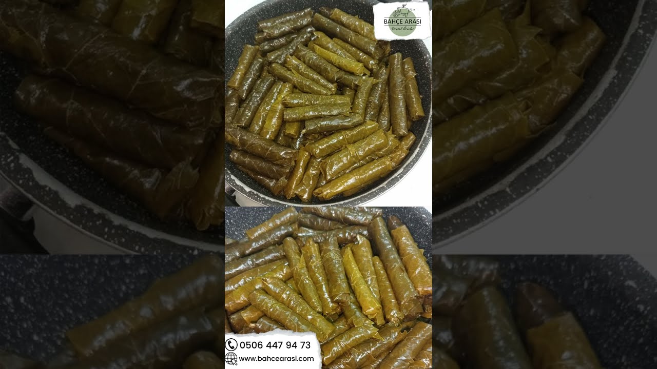 Yaprak Sarma Yemek Tarifi Bahçe Arası Yöresel Ürünler