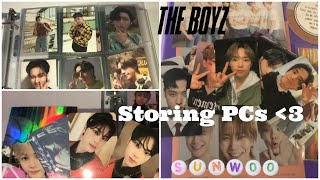 Storing photocards in my binder! The Boyz sunwoo &amp; juhaknyeon - New collection 더보이즈 선우 &amp; 주학년💕