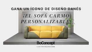 Gane un sofá Carmo personalizable - BoConcept Ecuador (Quito)