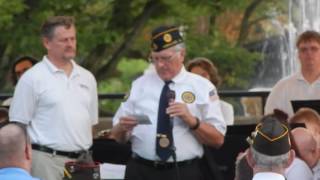 20160715 First Responder Recognition at Highland Muny Band Concert