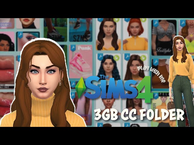 Sims 4 Hair Cc Maxis Match Folder 640