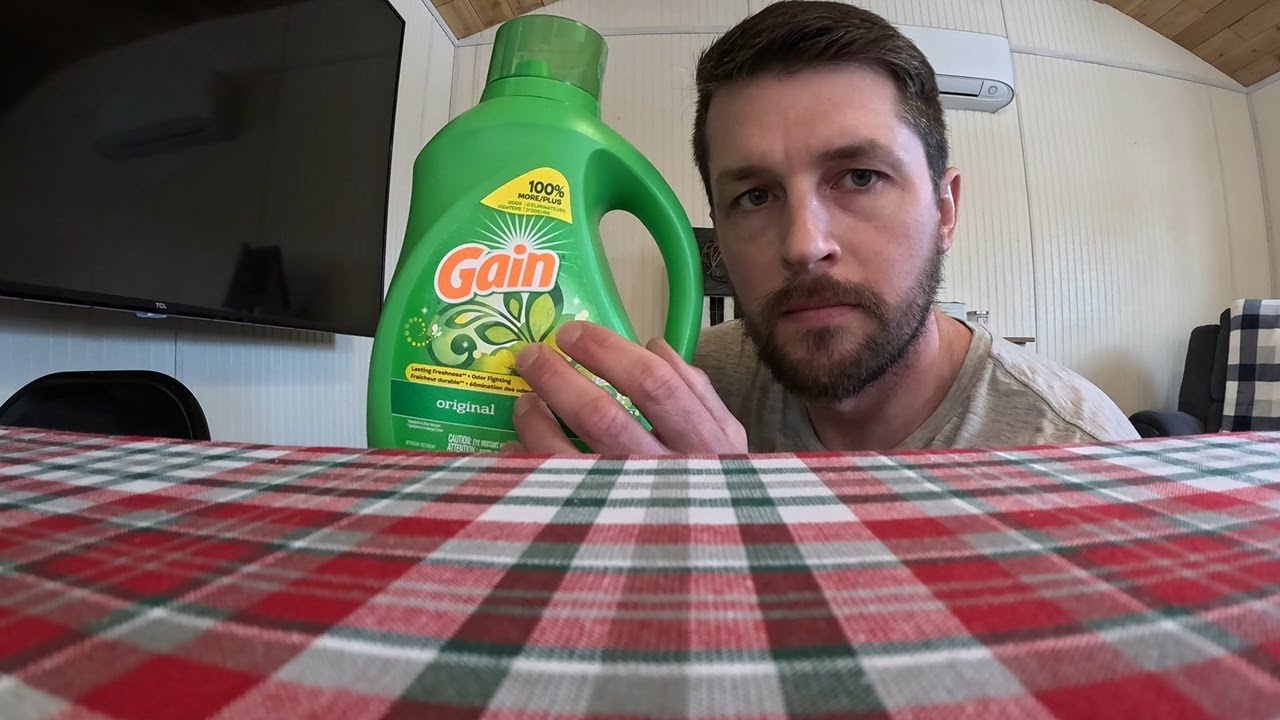 ASMR with Gain Laundry Detergent
