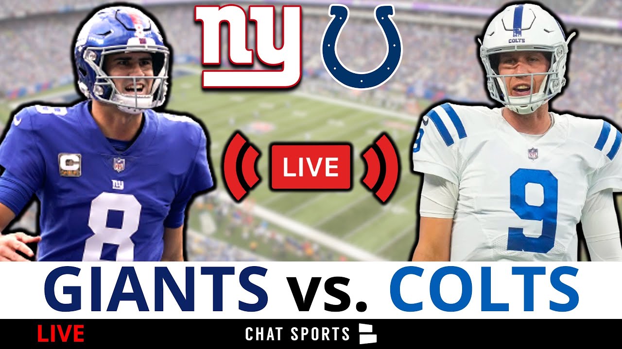 Giants vs. Colts Live Stream, Scoreboard, PlayByPlay, Highlights