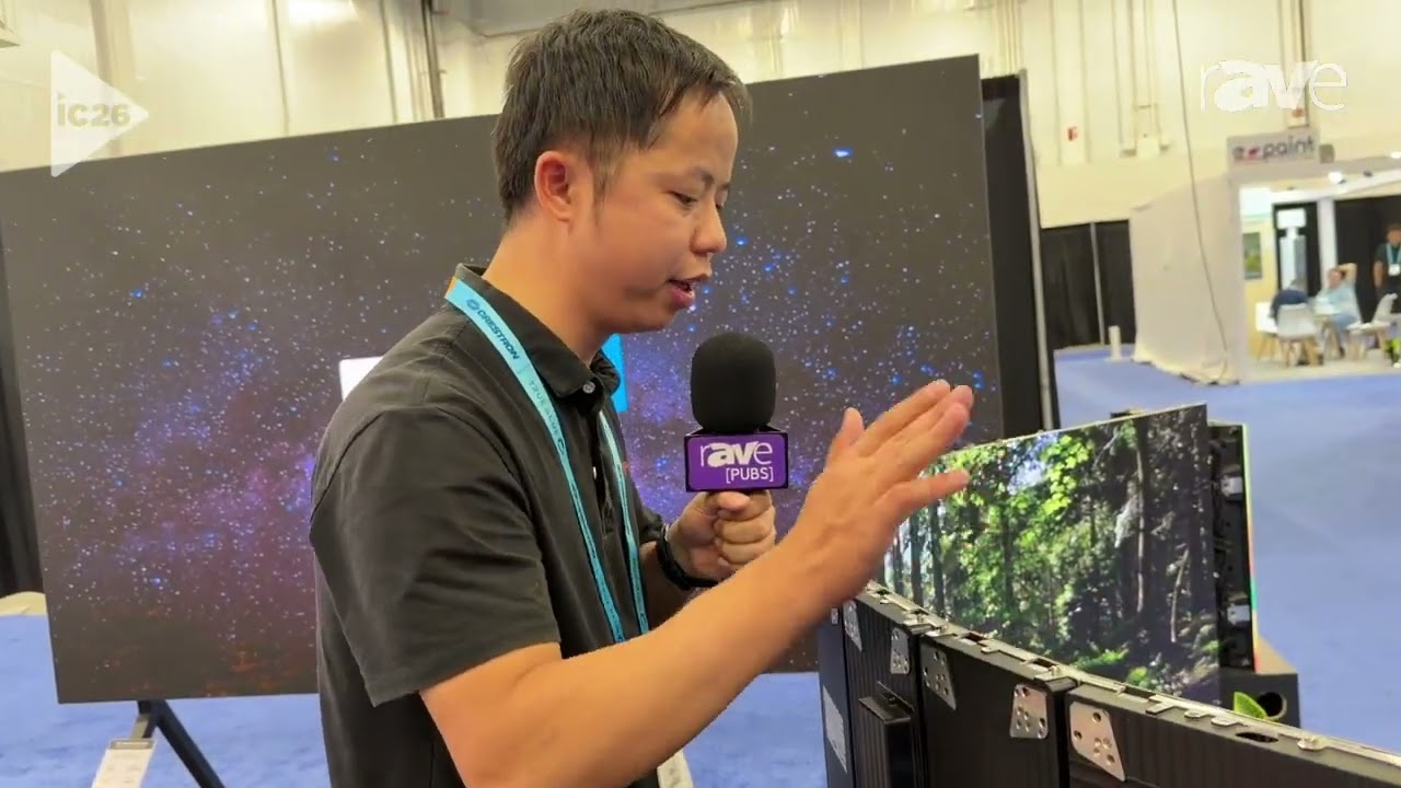 InfoComm 2026: Vistech Exhibits IRIS-S MicroLED IRIS Mini MicroLED P1.5mm COB Curve Panel