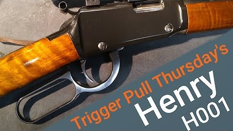 What is the trigger pull on a Henry H001? Trigger Pull Thursday