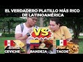 TACOS MEXICANOS vs CEVICHE PERUANO vs BANDEJA PAISA | ¿Cuál es la MÁS RICA de LATINOAMÉRICA?