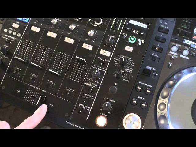 DJ Tutor - Pioneer DJM900 NEXUS Tutorial 7. Effects Dial and
