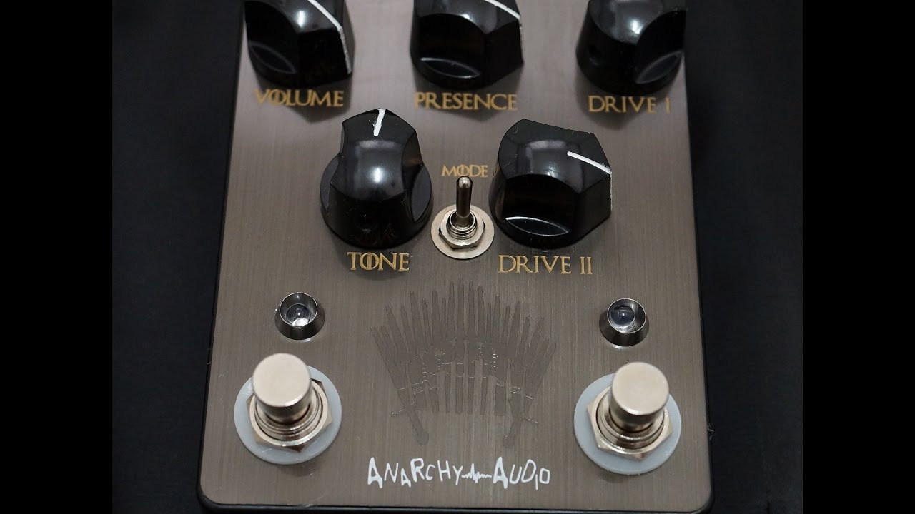 GAIN OF TONES Overdrive Boost Distortion Anarchy Audio