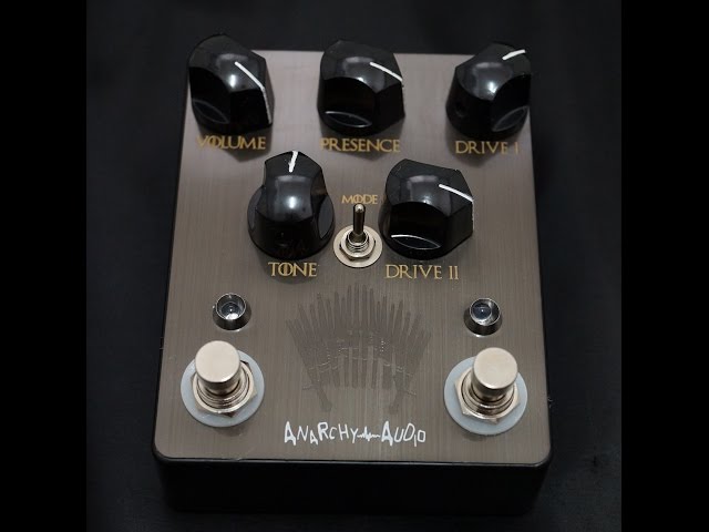 Anarchy Audio Gain of Tones オーバードライブ GAIN OF TONES Overdrive Boost Distortion Anarchy Audio - YouTube