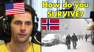 American Reacts to the HARDEST Things About Living in Norway (Part 1)