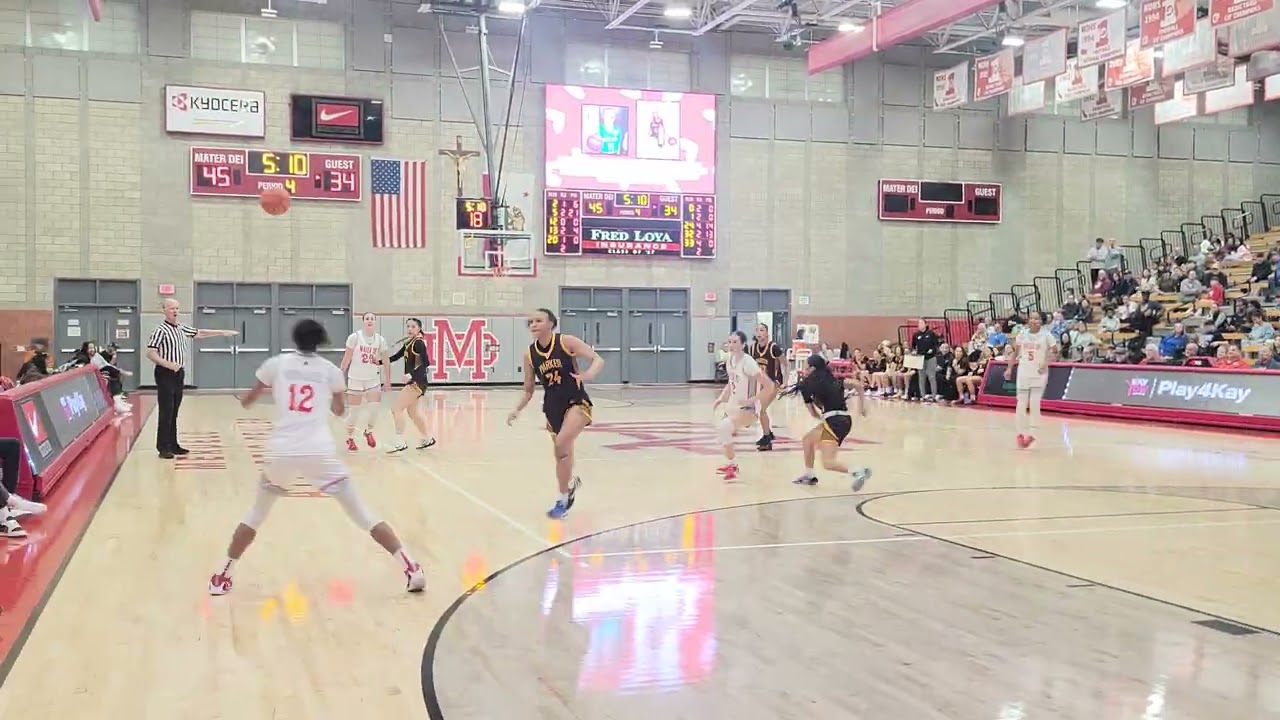 Francis Parker vs Mater Dei. Girls basketball. Kay Yow Showcase. (January 2026)