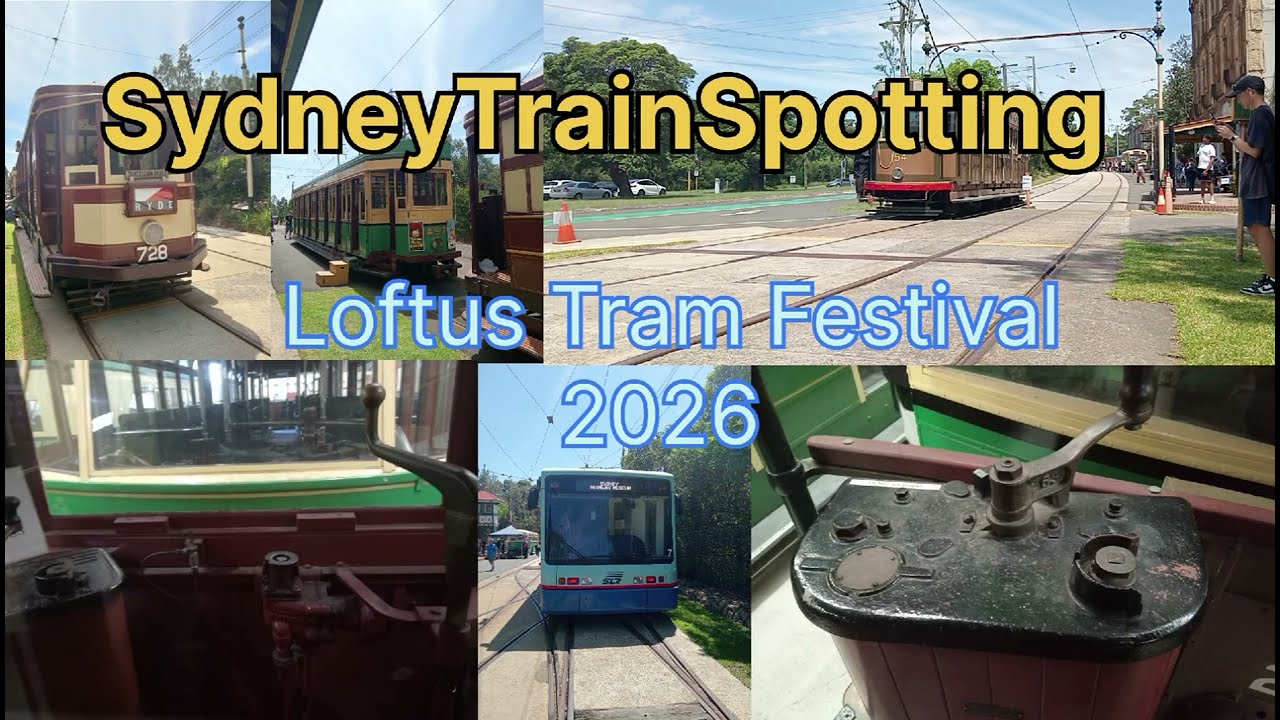 Tram Spotting At Loftus Tramway Festival 