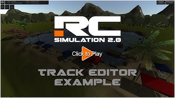 RCSIM2 TRAILER Track Editor Example Track