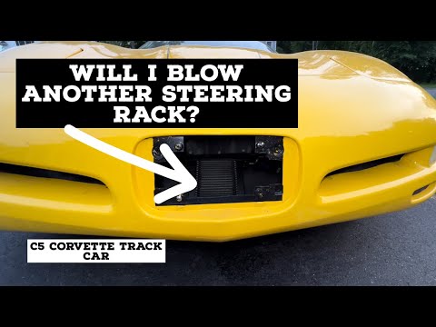 THE BEST POWER STEERING COOLER: C5 Track Car, Setrab Oil Cooler