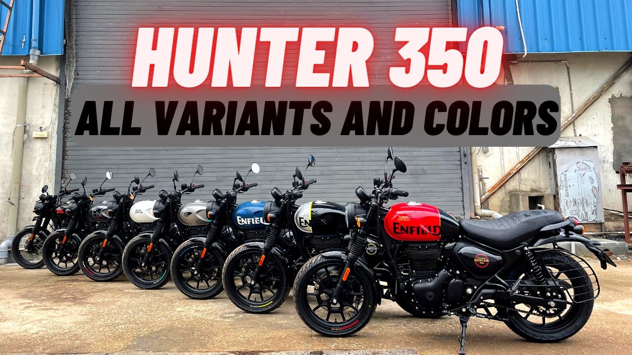 2022 Royal Enfield Hunter 350 All Variants And Colors YouTube 2022 Royal Enfield Hunter 350 All Variants And Colors YouTube