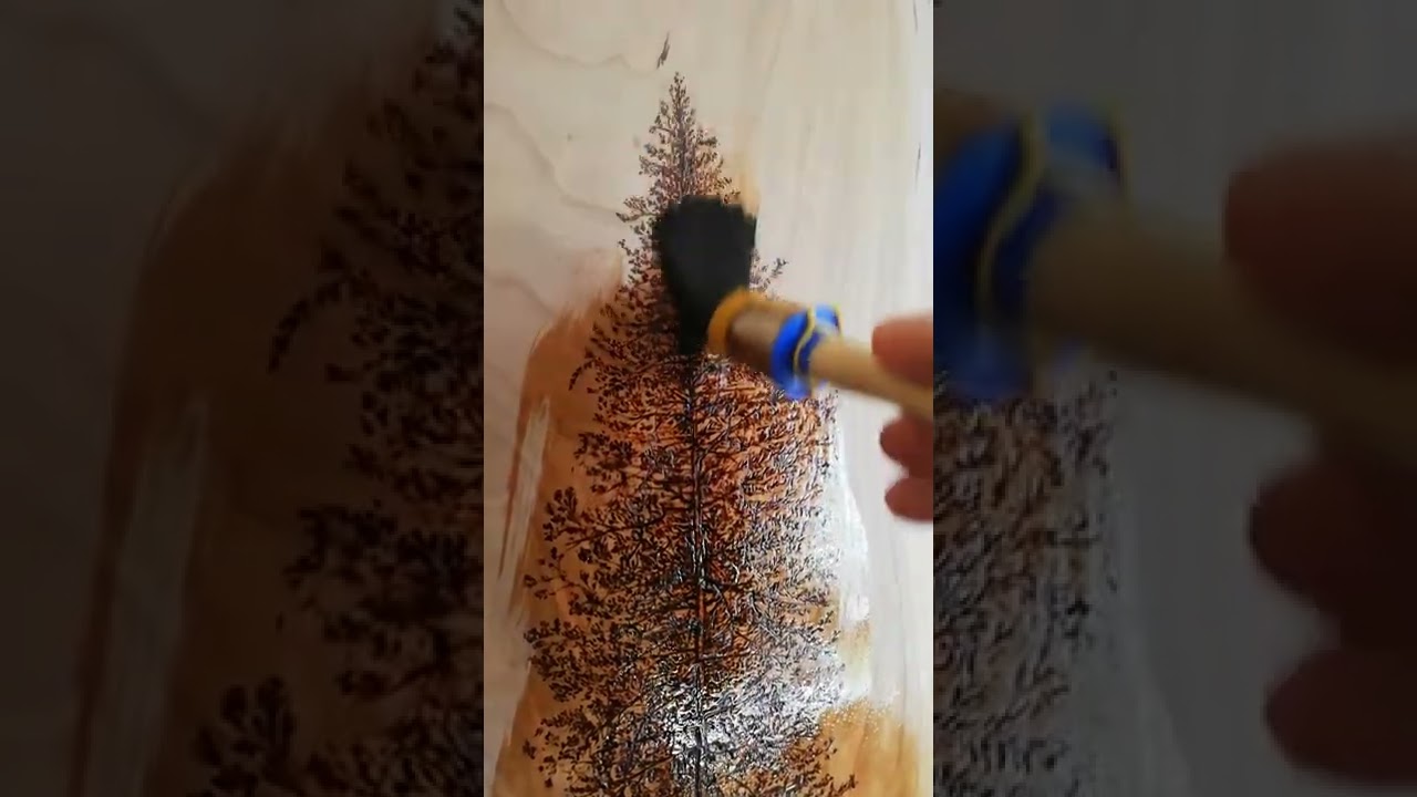 woodburning finish - satisfying finishes