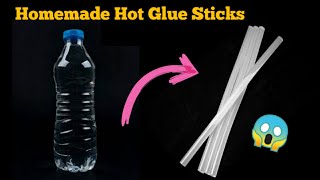 Homemade Hot Glue sticks From Plastic Bottel/100% Working/With Proof/How To Make Hot Glue Sticks/DIY