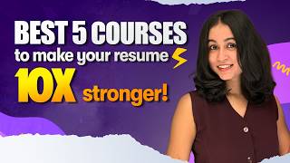 Best 5 Courses to Add in Your Resume for High Paying Jobs 💰