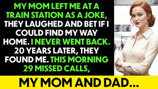 My Mom Left Me At A Train Station As A Joke, They Laughed And Bet If I Could Find My Way Home…