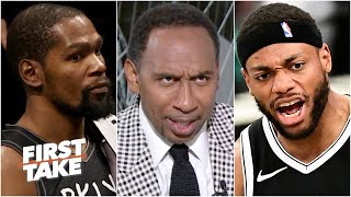 Stephen A. reacts to Bruce Brown's 'blasphemous' play in Nets vs. Bucks Game 3 | First Take