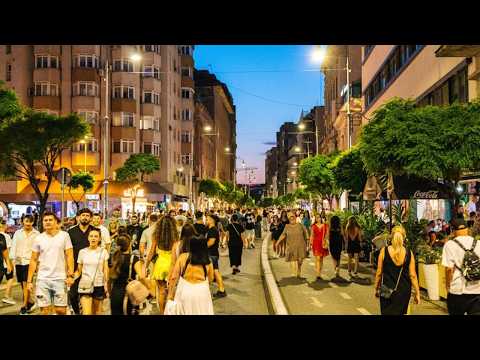 Bucharest: CALEA VICTORIEI City Cam, Traffic & Cityscape