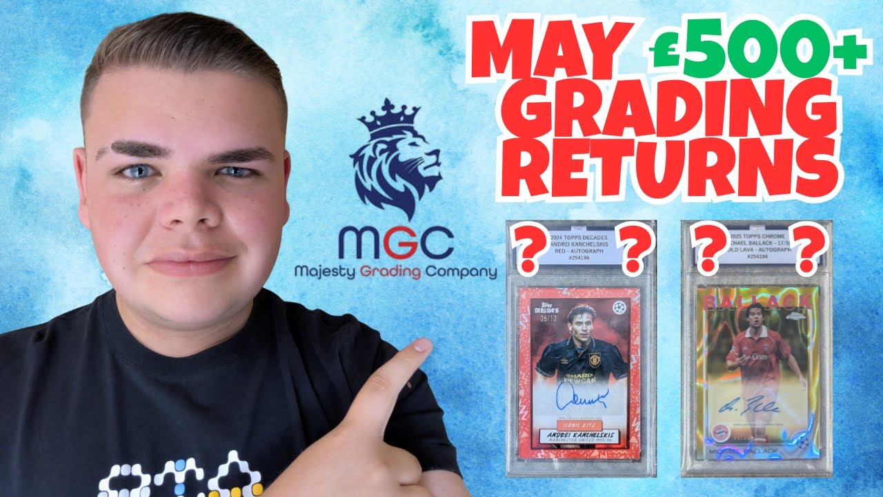 CRAZY £500+ Grading Submission Reveal (How Many 10's?) | MGC Grading Returns May 2025
