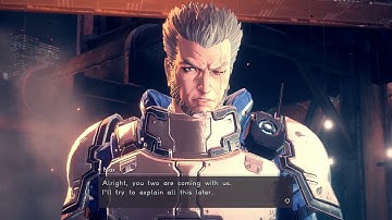 Astral Chain - File 1 Startup: Alicia, Max Banter "That Was Somethin" Jin Player Akira Cutscene 2019