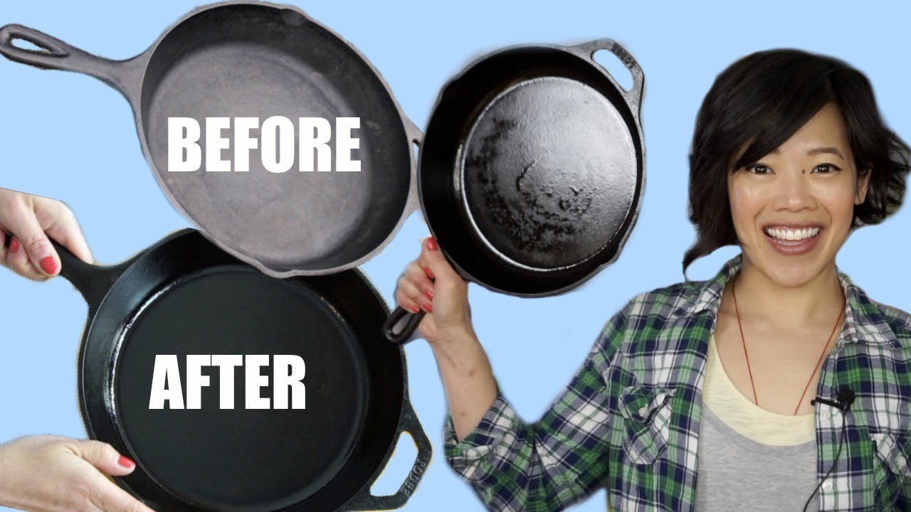 CAST IRON Pans 101 | How to season, wash & restore | emmymade