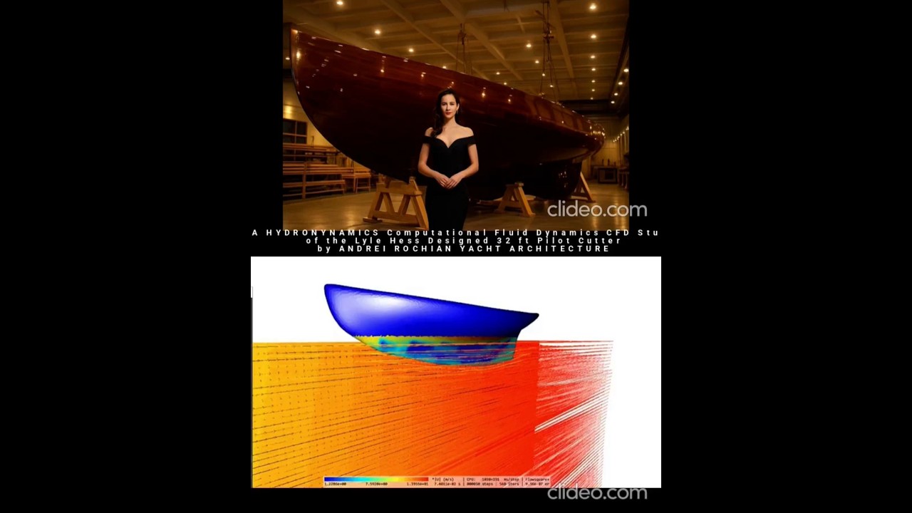 Hydrodynamics  of  the 32ft  Bristol Channel Pilot Cutter designed Lyle Hess Built  Andrei Rochian
