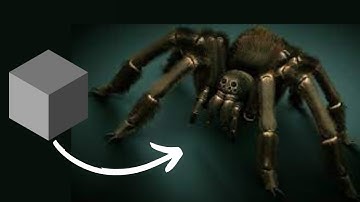 Blender how to make robot spider ll full tutorial ll