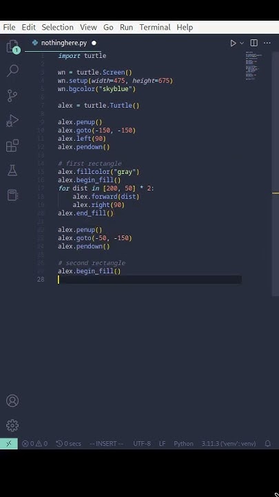 How to make Nice Art Landscape in Python 2023 #shorts #wholesome # ...