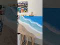 Acrylic painting on #grandink easel #art #shorts #acrylicpainting #canvasart #painting