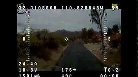 FPV DJI Naza Quad Test Flight