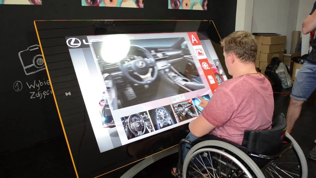 65" Multi-Touch All-In-One with Motorized Height Adjustable Mobile Cart