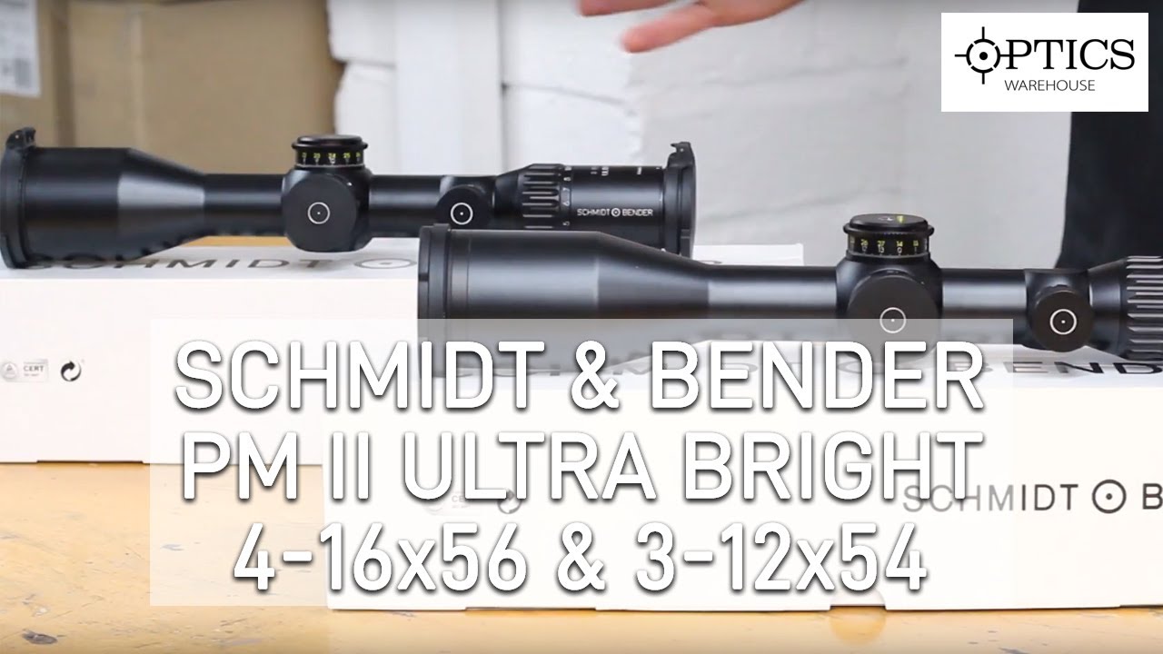 Schmidt & Bender PM II Ultra Bright 4-16x56 & 3-12x54 Riflescope Schmidt & Bender PM II Ultra Bright 4-16x56 & 3-12x54 Riflescope