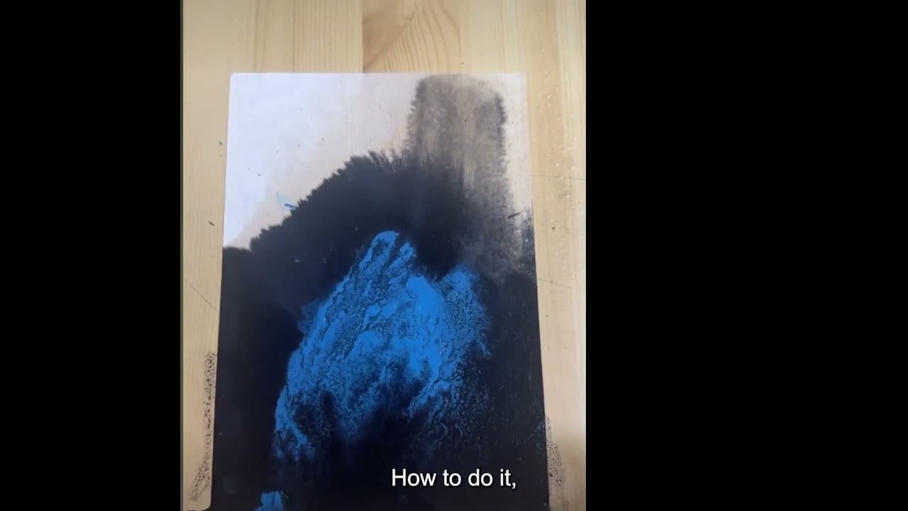 Unlocking Zhang Daqian or Chang Daichien Pouring Ink Landscape - in Chinese with English Captions