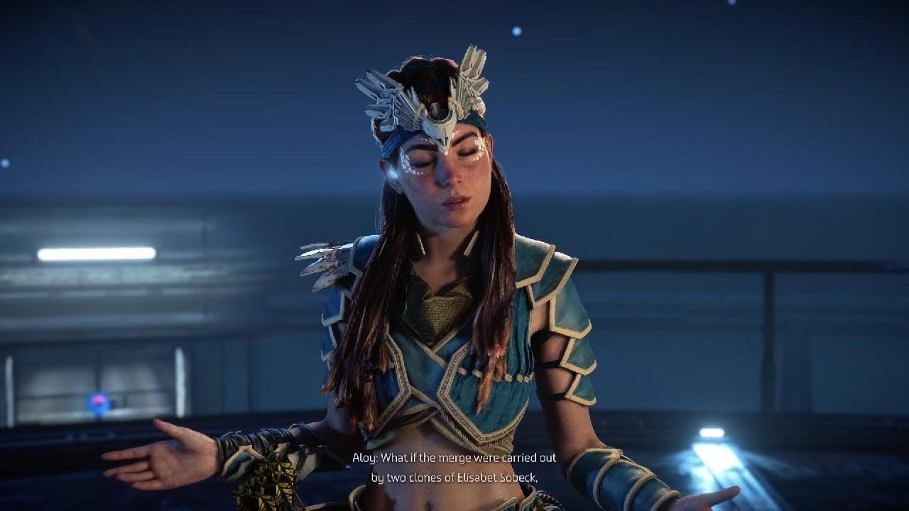 Aloy Talks to Gaia After Faro's Tomb