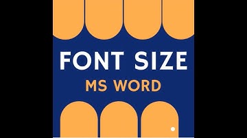 How to change the Font Size in Microsoft WORD | Microsoft WORD 2021 ✅
