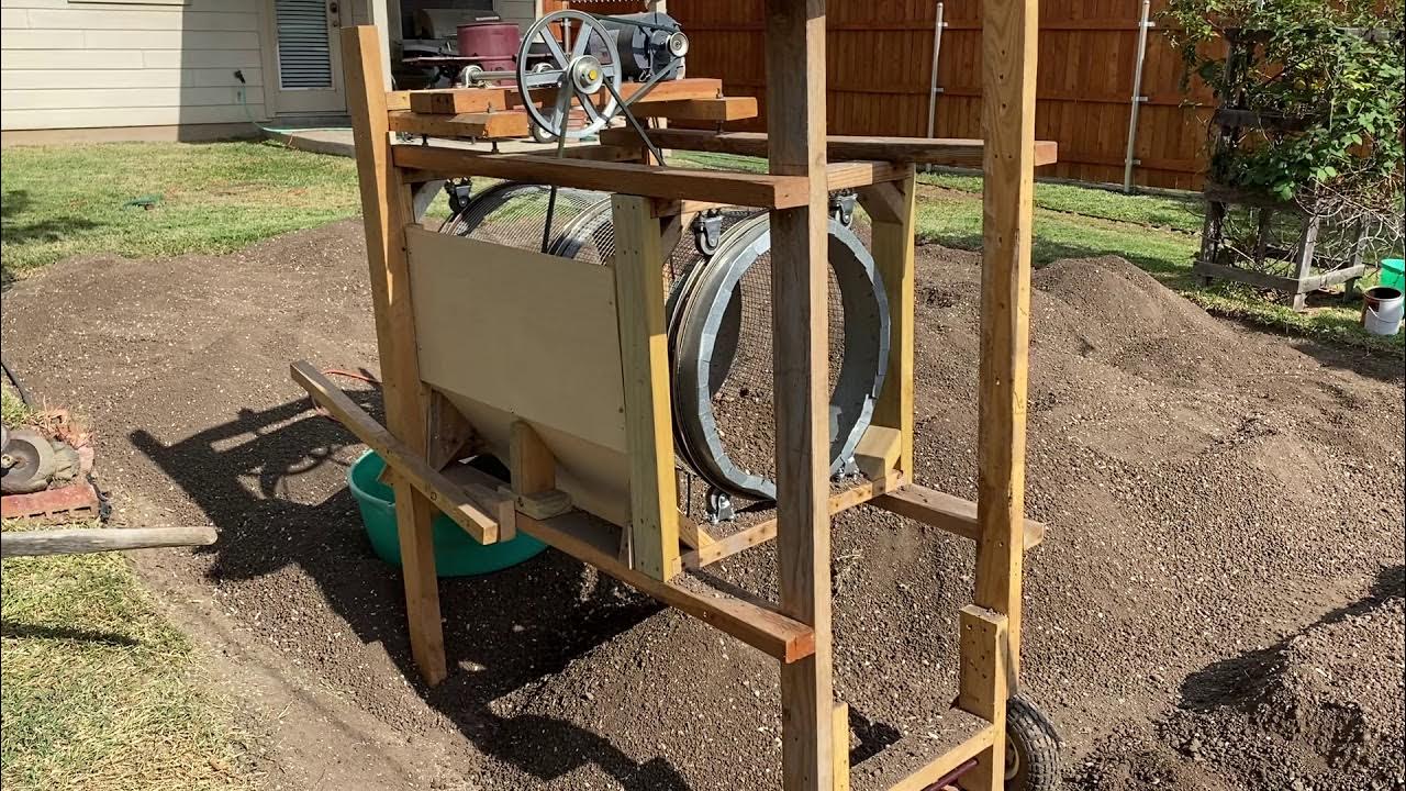 Rock & soil sifter Trommel Build YouTube