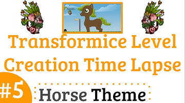 Transformice Level Creation Time Lapse #5 - Horse Theme