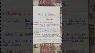 Winds of Change Class 9th Explanation | Kaveri English Ch 3 Summary
