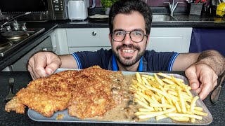 Beef Escalope | سكالوب لحم المطاعم مع صوص الفطر | شيف شاهين