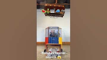 Flipping Robot vs Heavier And Heavier Objects