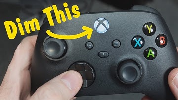 How to Save Battery During Play | Xbox Controller | Decrease Brightness of Light + Stop Vibration